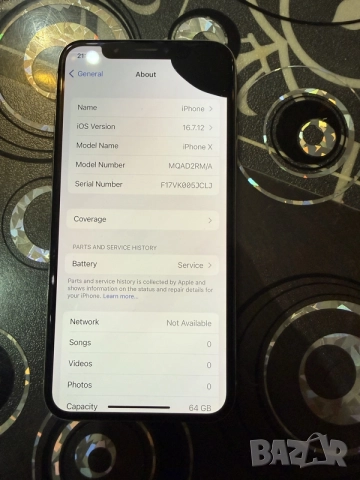 Продавам iphone X 64 GB, снимка 2 - Apple iPhone - 55683765