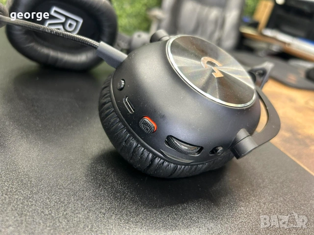 Слушалки Gaming Безжични Logitech G PRO X, Surround 7.1, 2.4GHz LightSpeed, Функция BLUE VO!CE, Чере, снимка 8 - Bluetooth слушалки - 54726898