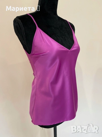 Сатениран потник на ZARA, снимка 3 - Потници - 55225451