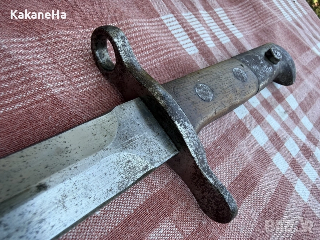 SWISS BAYONET SCHMIDT-RUBIN M1918 швейцарски щик нож кортик острие пушка шмид-рубин 1918 кания лопус, снимка 5 - Ножове - 55538950
