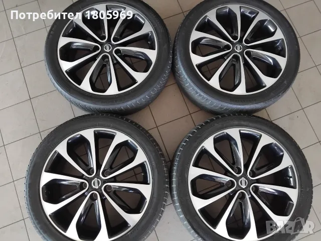 4бр. ал. джанти Nissan (оригинални) 5x114,3 , 6,5x18 , ET40, снимка 5 - Гуми и джанти - 55290920