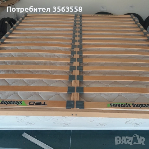 Матрак и подматрачна рамка ТЕД 164/190см, снимка 5 - Спални и легла - 54712647