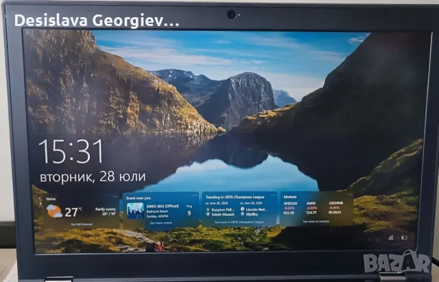 Лаптоп Lenovo ThinkPad P50 модел 20EQS6LJ00, снимка 3 - Лаптопи за работа - 55448136