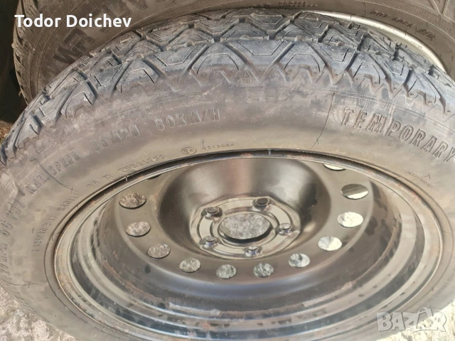 резервна гума бмв 17 5х120, снимка 2 - Части - 54736696