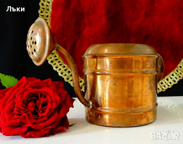 Медна чаша,чиста мед,лейка. , снимка 3 - Антикварни и старинни предмети - 54962470
