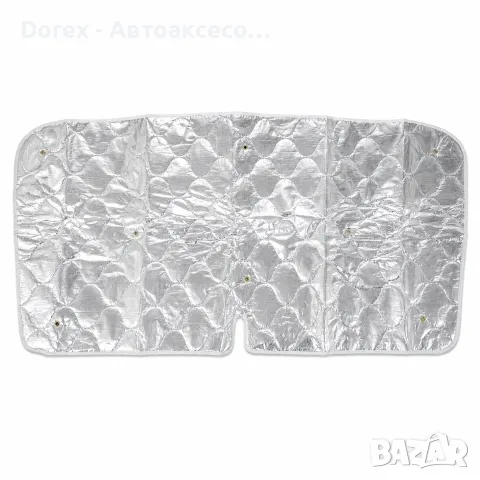 Термо сенник за предно стъкло на МПС 3 части с UV защита - 2 размера, снимка 3 - Аксесоари и консумативи - 55362303