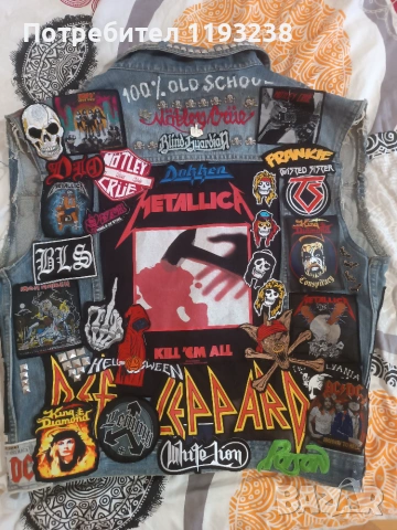 Battle Jacket(хеви метъл) елек, снимка 2 - Якета - 55015296