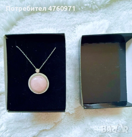 Колие от сребро, снимка 2 - Колиета, медальони, синджири - 54397886