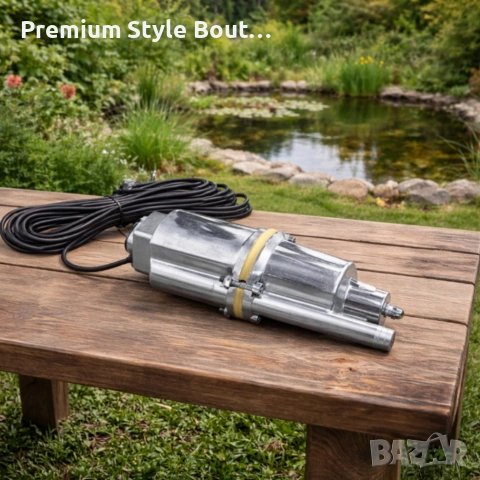 Дебит - Помпа за чиста вода с горно засмукване за дълбоки кладенци 1500W 1100L