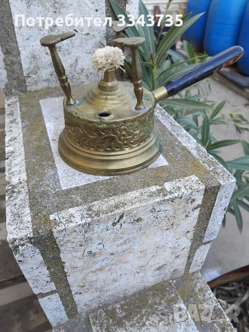 Античен месингов котлон., снимка 3 - Антикварни и старинни предмети - 54184818