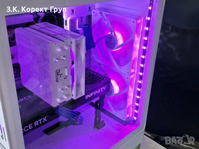 Настолен геймърски компютър G:RIGS / 2TB / RTX 5060 8GB / 32GB RAM / RYZEN 5 7500F, снимка 3 - Геймърски - 54930550