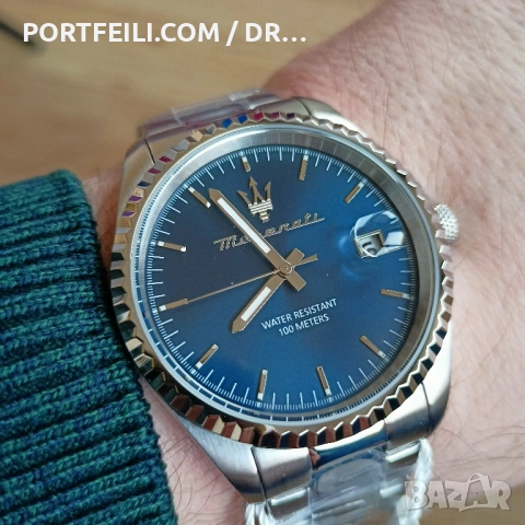 Оригинален лицензиран часовник Maserati от Morellato Italy, корона на винт, 10 АТМ, снимка 9 - Мъжки - 54212652