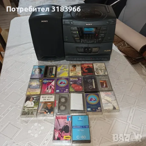уредба сони в комплект с 20 броя касети оригинални ., снимка 8 - Аудиосистеми - 51331869