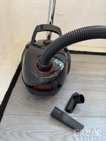 Прахосмукачка с Торба Grundig VCC 3850 A 800W, ЕPA E12 филтър!, снимка 4 - Прахосмукачки - 55564133