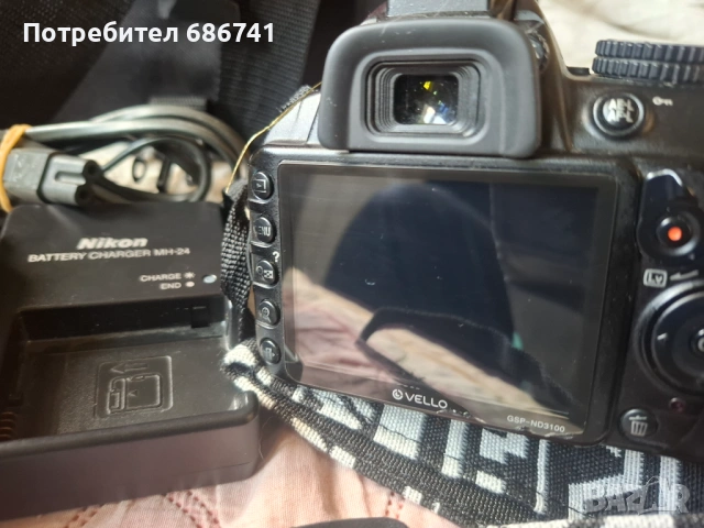 Фотоапарат Nikon D3100 , снимка 3 - Фотоапарати - 54788148