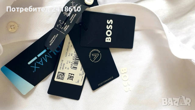 Hugo Boss Cotton Cool Max Regular Fit Cotton Mens Size 44 / 17 /1/2 XL НОВО! ОРИГИНАЛ! Мъжка Риза!, снимка 2 - Ризи - 54883564