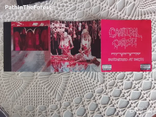 Cannibal Corpse-Butchered at Birth и Tomb of Mutilated, снимка 5 - CD дискове - 55356908