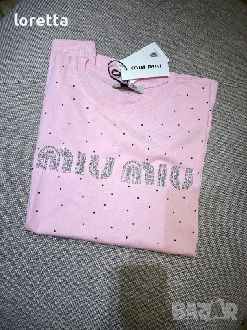 Тенскa  MIU MIU , снимка 4 - Тениски - 55140625