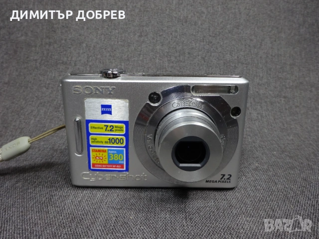 ЦИФРОВ ФОТОАПАРАТ SONY CYBER-SHOT DSC-W35 7.2MP CARL ZEISS DIGITAL CAMERA