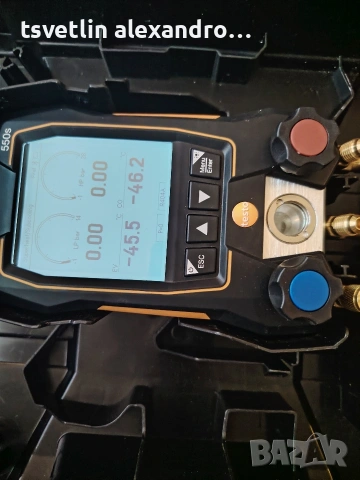Testo 550s електронен манометричен блок , снимка 2 - Измервателни инструменти - 54023256