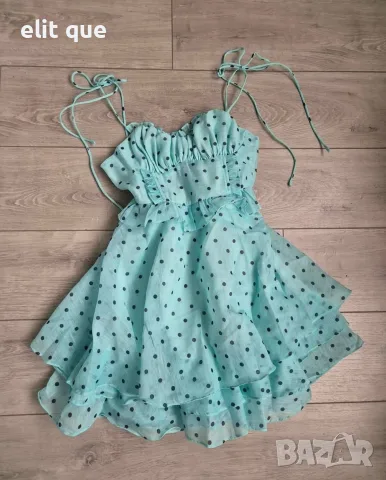Мини рокля на точки 🦋, снимка 4 - Рокли - 55342336