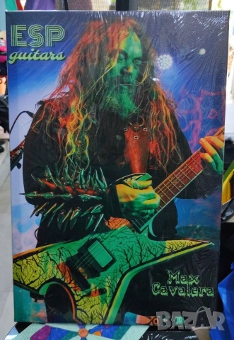 Max Cavalera ESP Guitars-картина в рамка