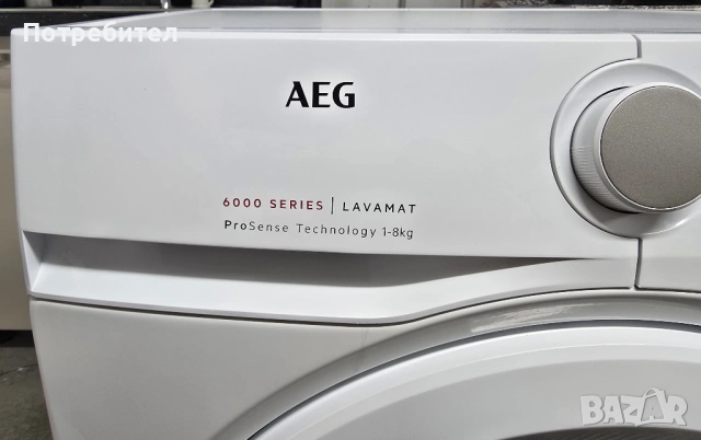 Инверторна Пералня AEG 6000 Series 8кг А+++ 1400 оборота, снимка 4 - Перални - 54643383