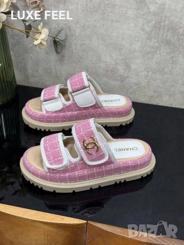 Chanel ⚜️Дамски Чехли , снимка 7 - Чехли - 54793954