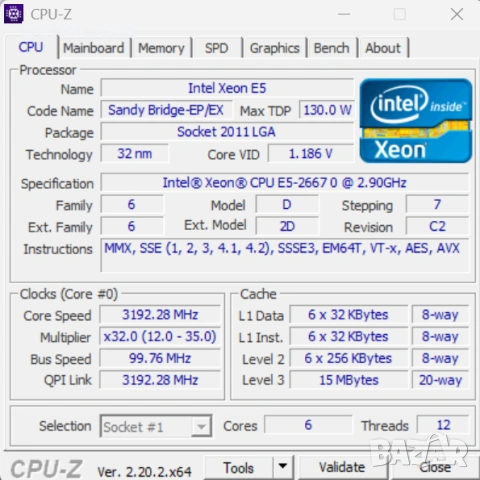 DELL Precision T7600 с Xeon E5-2667/ 16GB DDR3 ECC/ RX 580 4GB/ 1300W, снимка 9 - Работни компютри - 55250496