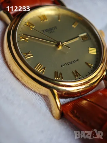 Tissot Carson Automatic 35.5 mm 18K Yellow Gold, снимка 5 - Мъжки - 55675036