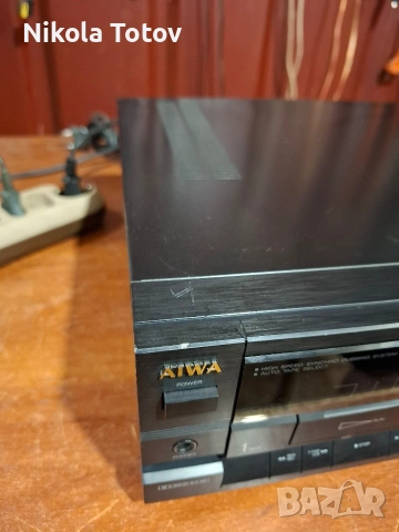 Продава се двукасетен дек Aiwa AD-WX707Z . , снимка 5 - Декове - 54919986