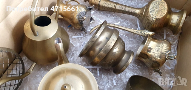 Антикварни месингови съдове и предмети с ювелирна и декоративна стойност , снимка 4 - Други ценни предмети - 54201086