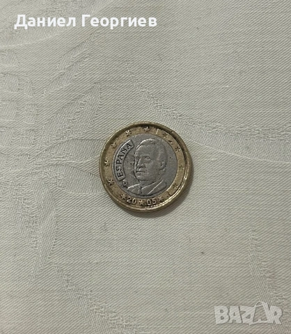 Монета 1 евро испания 2005 с грешка, снимка 2 - Други ценни предмети - 54556302