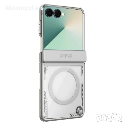 NILLKIN Iceblade за Samsung Galaxy Z Flip7 5G Магнитен PC TPU Калъф със Защита на Пантата и Скрийн П, снимка 3 - Калъфи, кейсове - 55174746