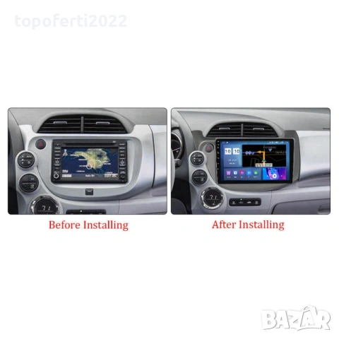 Мултимедия за Honda Jazz (2008-2013) с CarPlay и Android Auto + Подарък камера, снимка 4 - Аксесоари и консумативи - 55108079