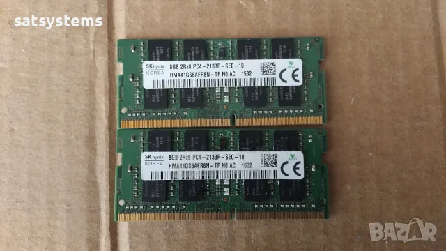 SO-DIMM Memory Module SKhynix HMA41GS6AFR8N-TF Kit 2x8GB DDR4 2133MHz( PC4-17000 ) CL15 1.2V