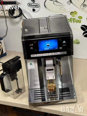 Кафемашина кафе автомат delonghi Primadonna Exclusive с гаранция, снимка 2 - Кафемашини - 54842734