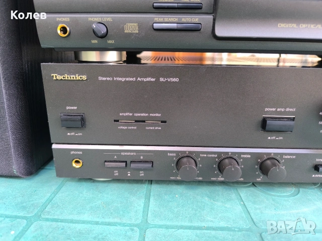 Усилвател Technics SU-V560, снимка 5 - Ресийвъри, усилватели, смесителни пултове - 54972161