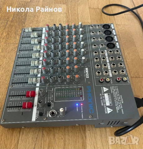 12 канален смесителен пулт PHONIC MM122, снимка 6 - Ресийвъри, усилватели, смесителни пултове - 54830122
