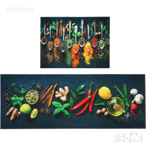 Комплект абсорбиращи кухненски постелки с антислип основа – 40x60 см и 40x120 см (2 броя) 4585, снимка 5 - Пътеки - 53984083