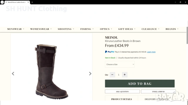 MEINDL KIRUNA GORE-TEX Leather Wool Boots размер EUR 43 ловни ботуши естествена кожа вълна - 2712, снимка 2 - Екипировка - 54905222