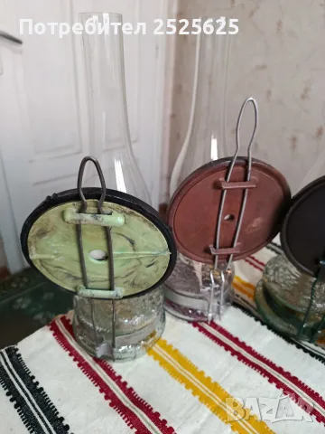 Стари газени лампи - номер 8, 4 броя, снимка 5 - Декорация за дома - 41911926