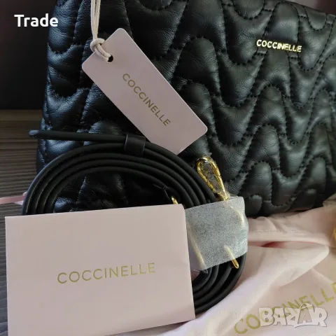 Оригинална чанта Естествена Кожа COCCINELLE  Намалена цена -43%, снимка 3 - Чанти - 55499117