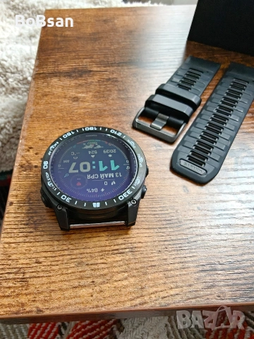 Garmin Fenix Solar Sapphire Titanium 51 mm, снимка 4 - Смарт часовници - 54535887