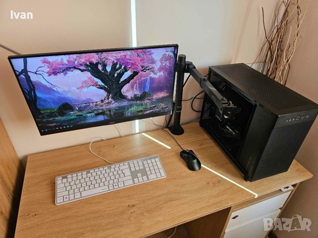 Компютър + 1440p Монитор / Ryzen 5 7600, Rtx 4070 Super, 32GB ram, 1TB NVMe