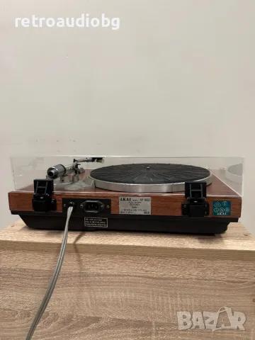 🔈Винтидж полуавтоматичен грамофон с ремъчно задвижване Akai AP-100C🔈, снимка 6 - Грамофони - 55452922