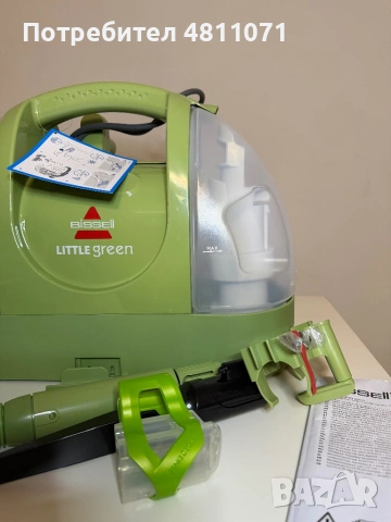 Перяща прахосмукачка Bissell Little Green (4098N) 340W, снимка 6 - Парочистачки и Водоструйки - 54358388