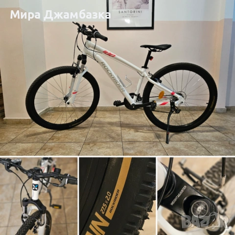 Планински велосипед Rockrider ST100 27.5” – алуминий, 21 скорости, снимка 11 - Велосипеди - 54430095