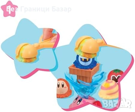 Нова Kirby Ice Cream Tower Балансираща Игра За Деца и Семейство Сладолед Кула 4 Играчa, снимка 4 - Други - 54346741