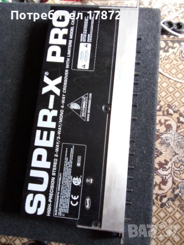 Кросовър-Behringer., снимка 3 - Ресийвъри, усилватели, смесителни пултове - 54078545